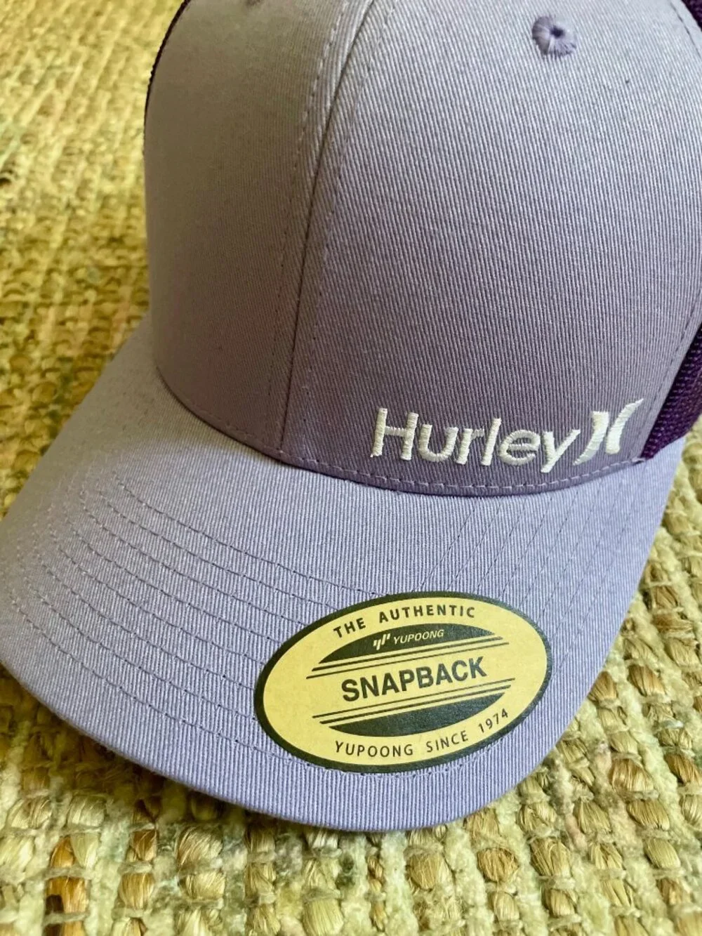 Hurley purple trucker